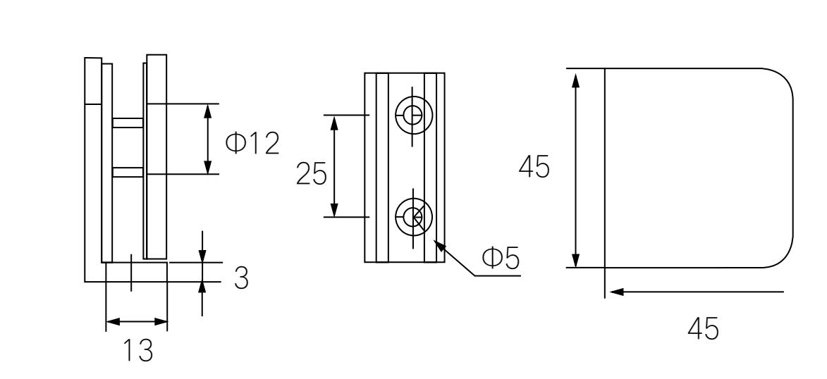 UM 3101 Glass Clamp