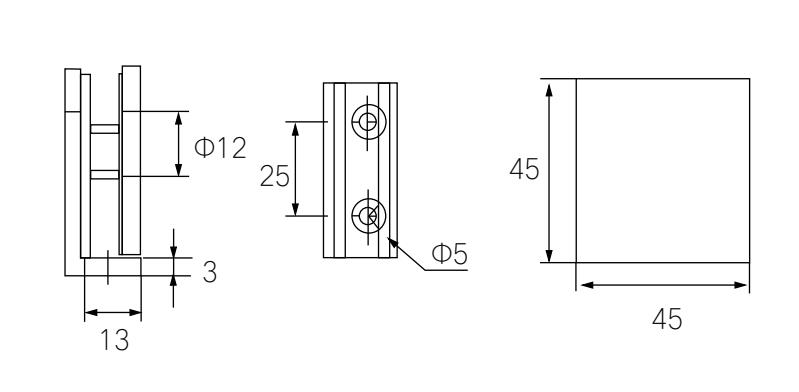 UM 3121 Glass Clamp