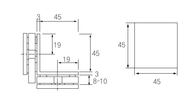 UM 3123 Glass Clamp