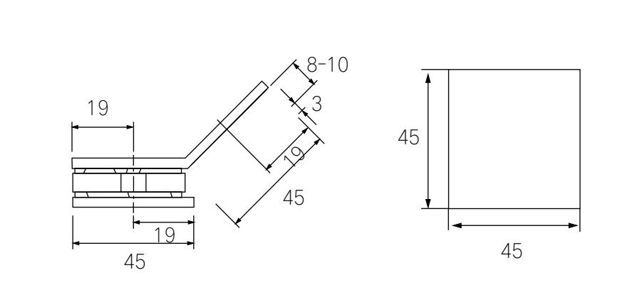 UM 3127 Glass Clamp