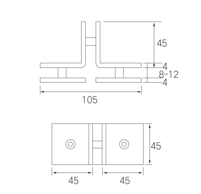 UM 3128 Glass Clamp