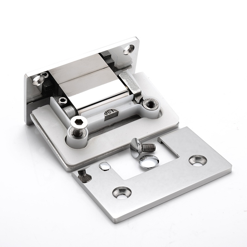 SHA060001 Adjustable Spring Glass Hinge - Wall To Glass 90°