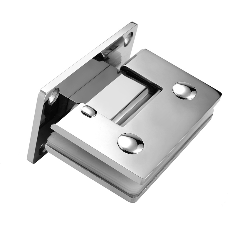 SHA060001 Adjustable Spring Glass Hinge - Wall To Glass 90°