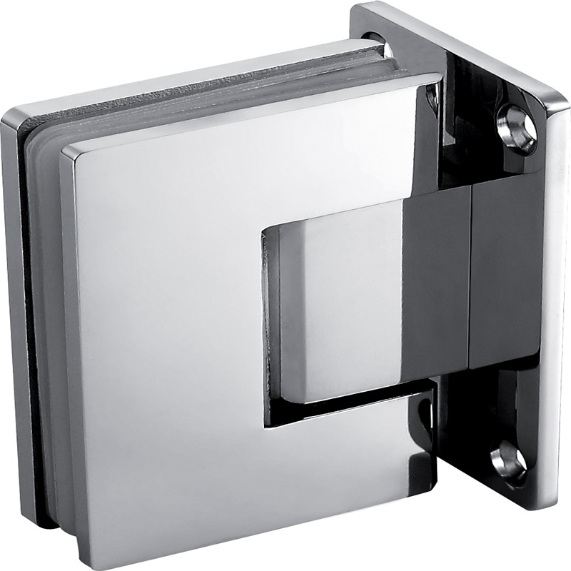 SHA060001 Adjustable Spring Glass Hinge - Wall To Glass 90°