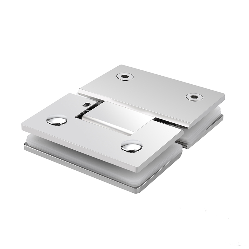 SHA060002 Adjustable Spring Glass Hinge - Glass To Glass 180°