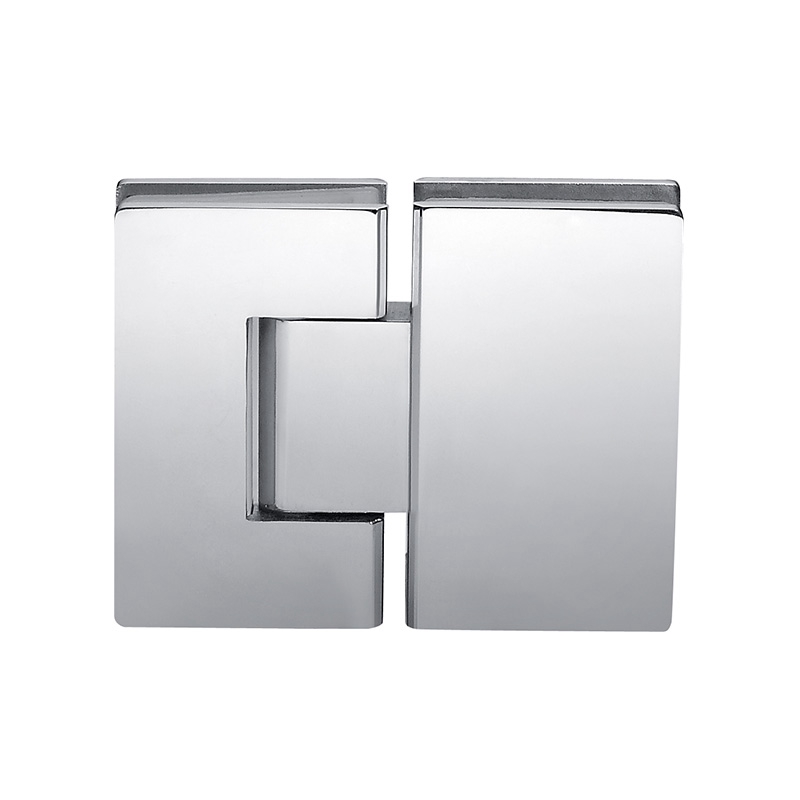 SHA060002 Adjustable Spring Glass Hinge - Glass To Glass 180°