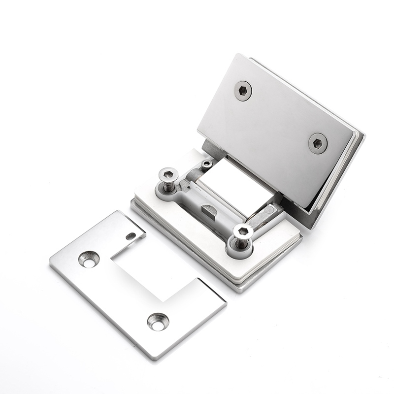 SHA060003 Adjustable Spring Glass Hinge - Glass To Glass 135°