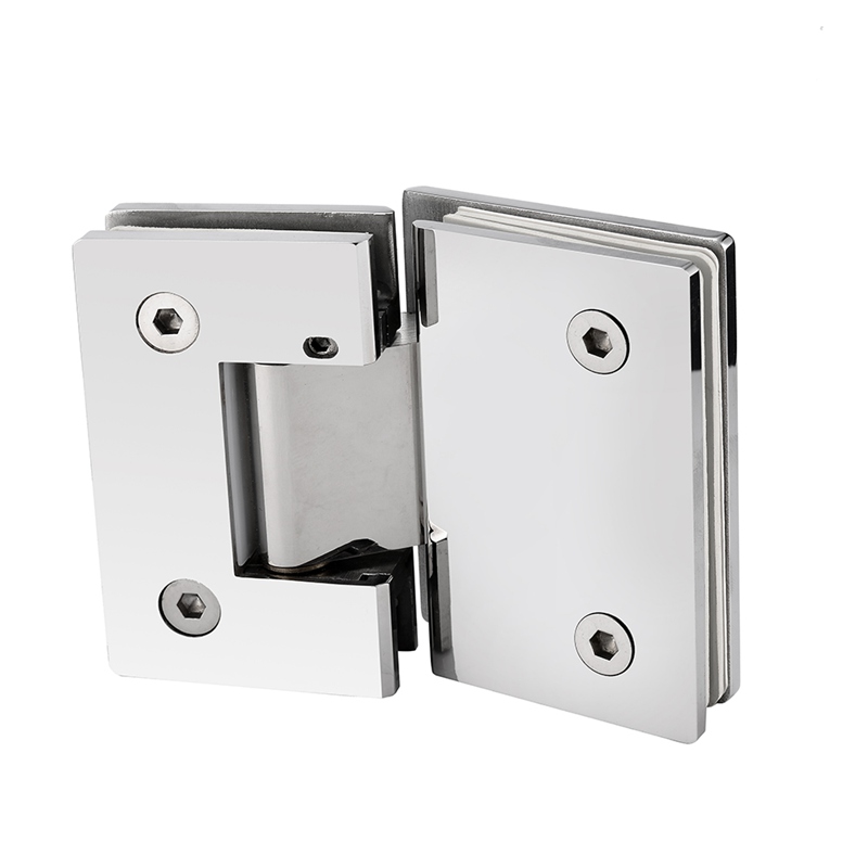 SHA060003 Adjustable Spring Glass Hinge - Glass To Glass 135°