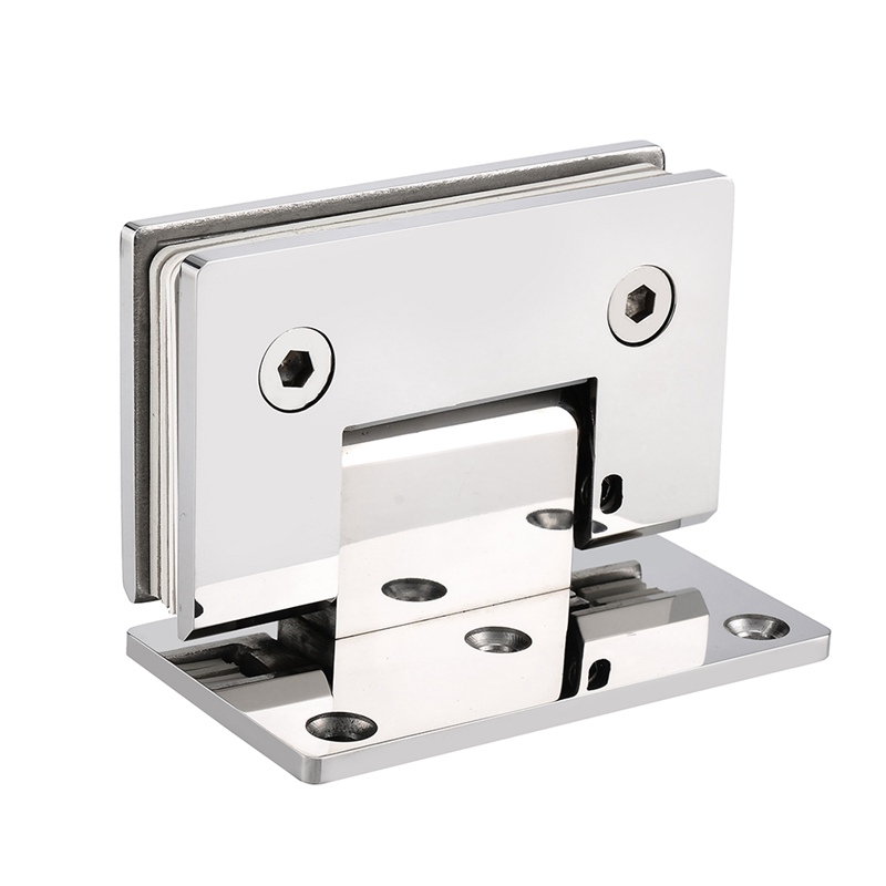 SHA060005 Adjustable Spring Glass Hinge - Eccentric Wall To Glass 90°