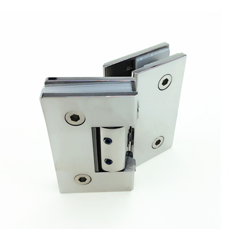 SCB120003 Adjustable Spring Free Glass Hinge - Glass To Glass 135°