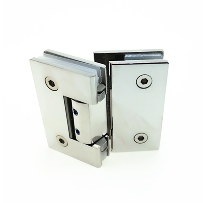 SCB120003 Adjustable Spring Free Glass Hinge - Glass To Glass 135°