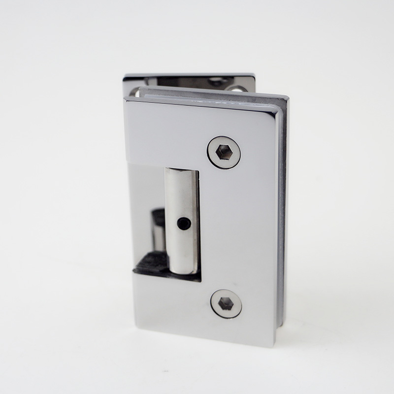 SHA210001 Adjustable Spring Glass Hinge - Wall To Glass 90°