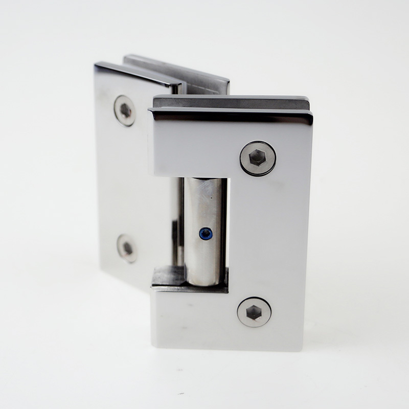 SHA210002 Adjustable Spring Glass Hinge - Glass To Glass 180°