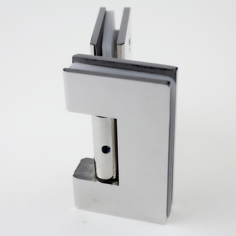 SHA210002 Adjustable Spring Glass Hinge - Glass To Glass 180°