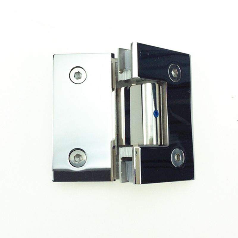 SHA210003 Adjustable Spring Glass Hinge - Glass To Glass 135°