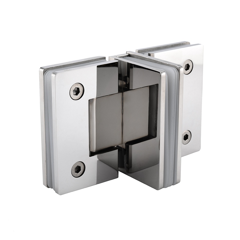 SHA060007 Adjustable Spring Glass Hinge - T Shape