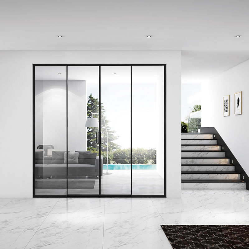 Partition Glass Door - KB series ground rail panoramic door