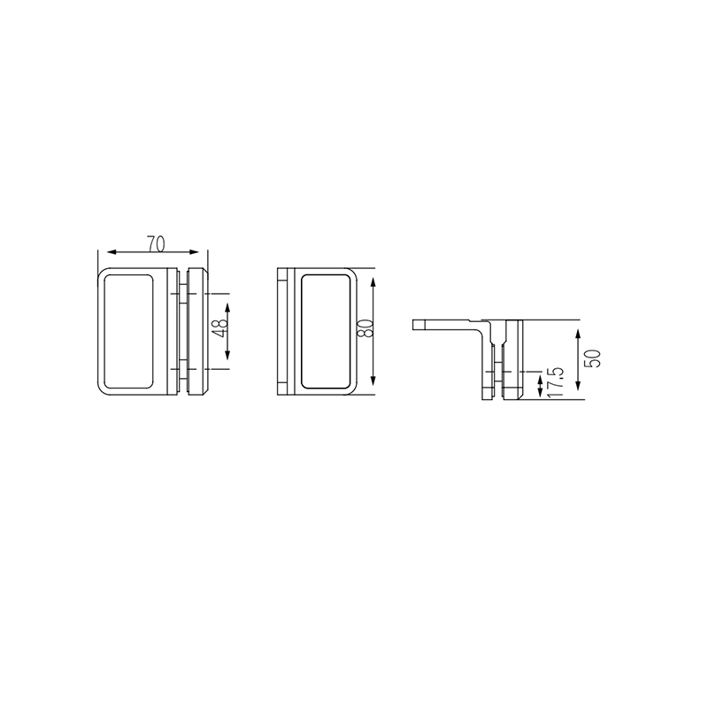 SCA050105 Glass clamp