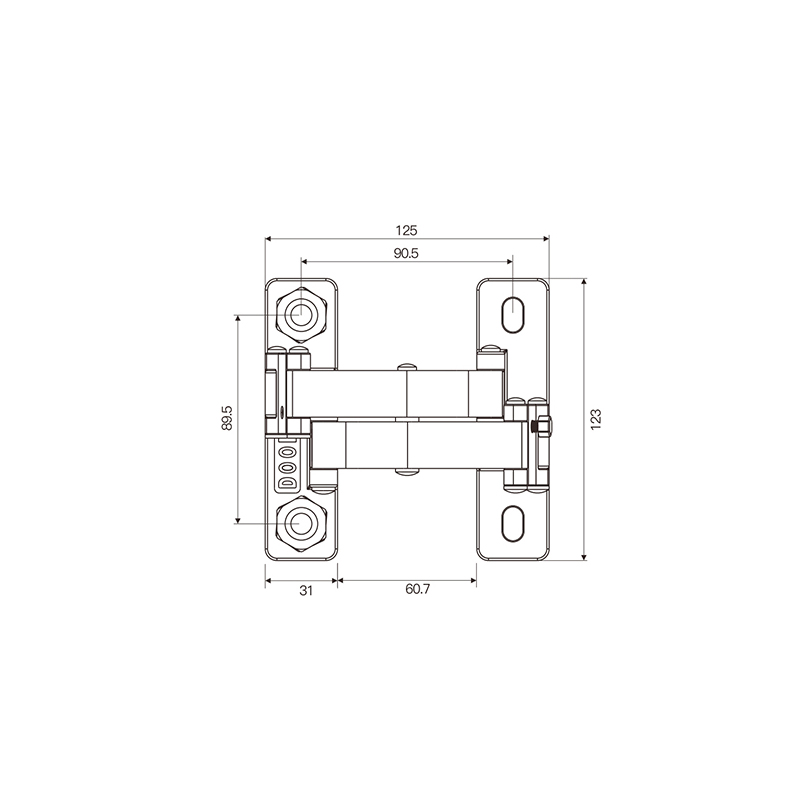 GC-120 Concealed hinge