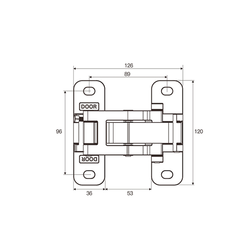 GC-135 Concealed hinge