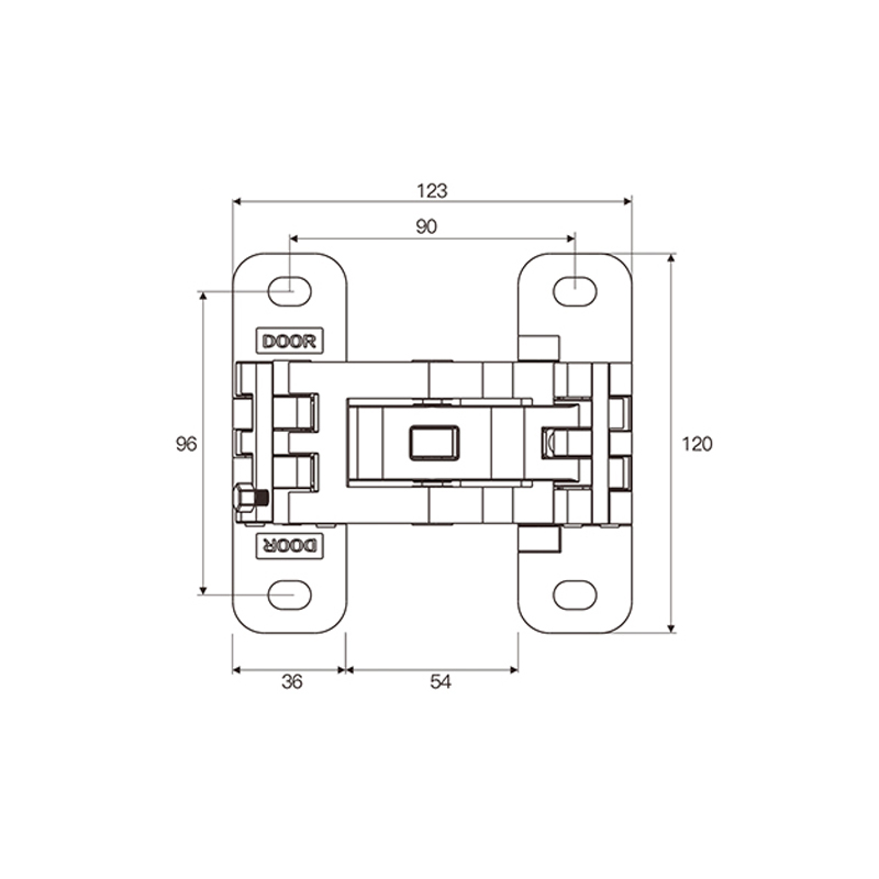 GC-185 Concealed hinge