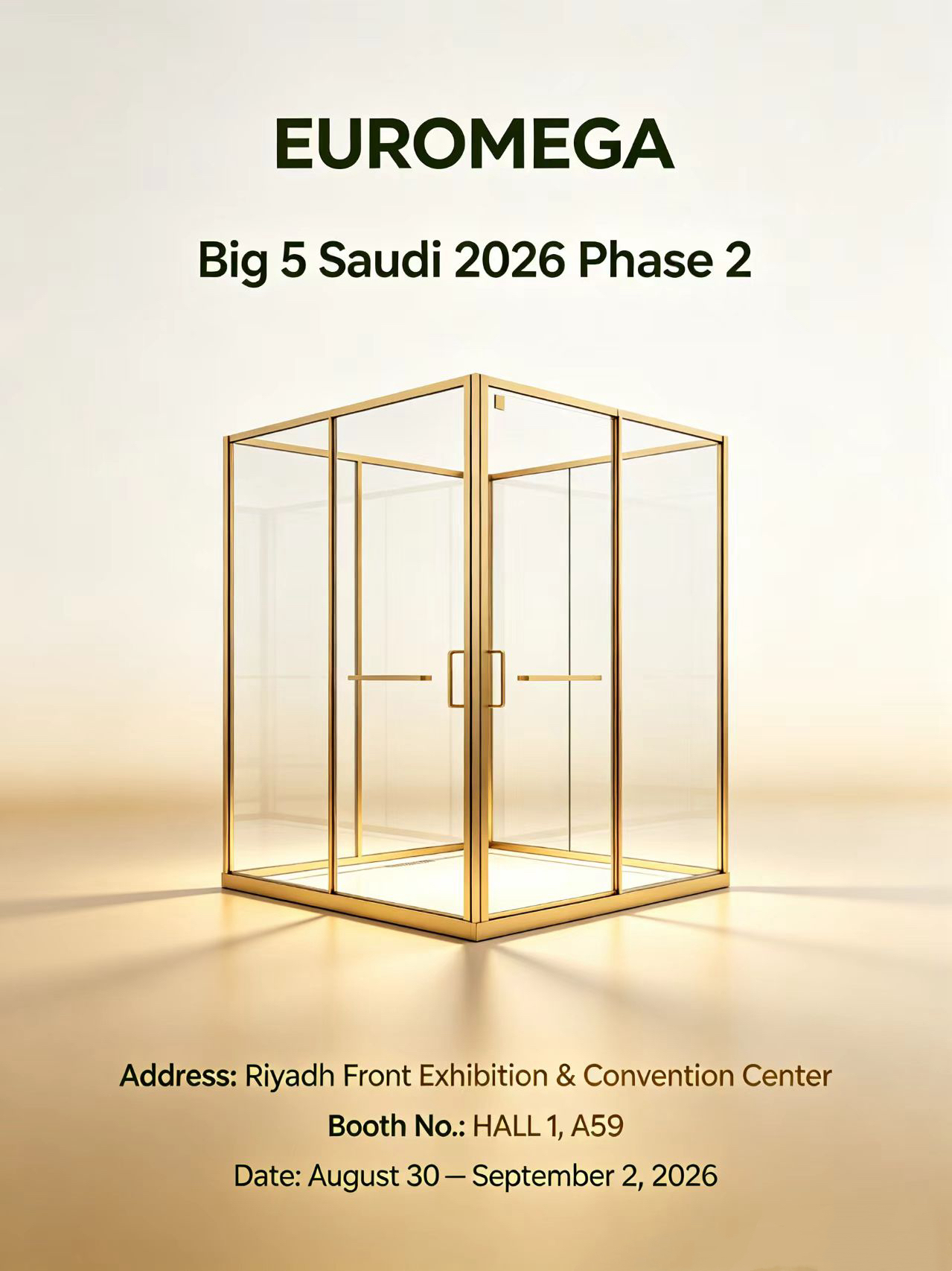 EUROMEGA will be in Big 5 Construct Saudi 2026 !